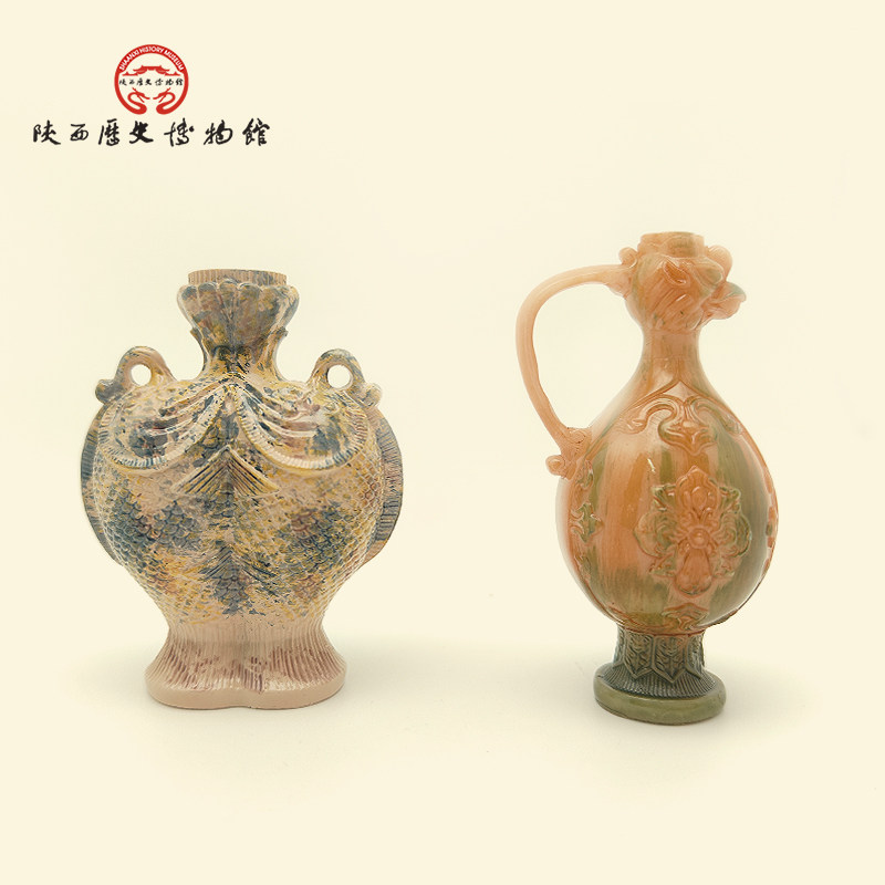 陕西历史博物馆文创唐三彩立体冰箱贴磁吸装饰西安纪念品伴手礼
