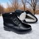 际华士兵绒皮鞋毛皮鞋冬季正品真皮羊毛靴加绒保暖棉靴棉鞋防寒靴