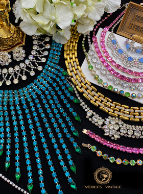 奥地利水晶项链果冻罕见收藏品