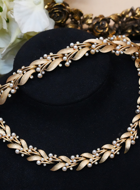 TRIFARI花叶果实拉项链手链套装