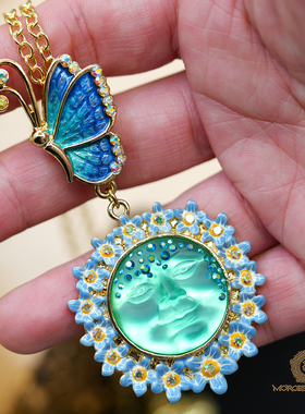 KirksFolly蝴蝶月亮项链耳钉