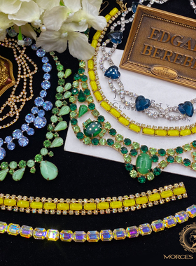 Vintage奥地利水晶项链