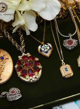 中古相片盒像片盒吊坠项链