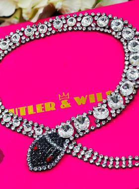 BUTLERWILSON施华洛盘蛇项链