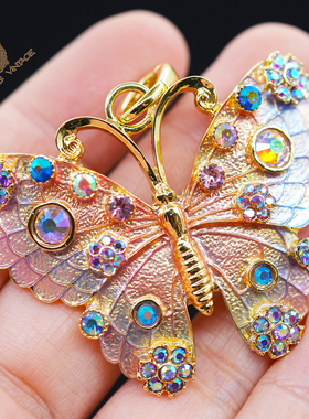 KirksFolly蝴蝶弹力手镯吊坠