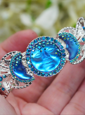 KirksFolly月亮浮雕星月手镯