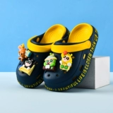 Детские туфли, летние тапочки для мальчиков, нескользящие слайдеры, обувь, мягкая подошва