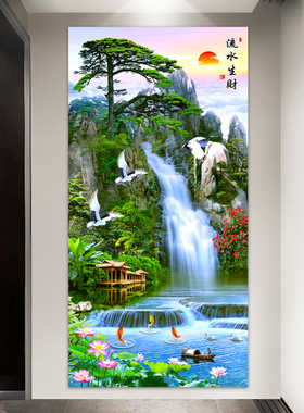 玄关客厅自粘防水装饰画墙壁贴画
