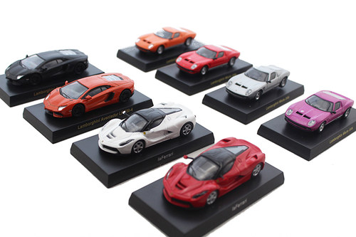 KYOSHO京商1/64 法*拉利LaFerrari 拉法 兰博*基尼 LP700合金模型 - 图0