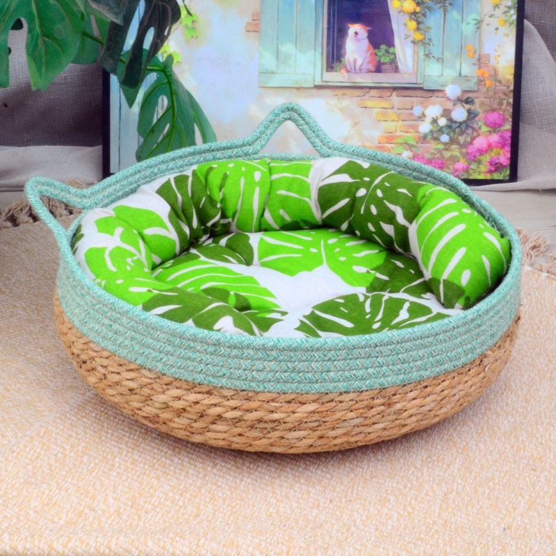 猫窝四季通用藤编冬季保暖猫咪小幼猫猫爪板耐抓一体冬天多猫家庭,淘宝优惠券,粉丝福利购,淘宝优惠卷