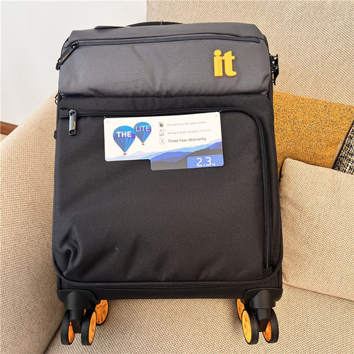 luggage it拉杆箱牛津布拼色行李箱女28寸超轻软箱旅行箱20登机箱 - 图0