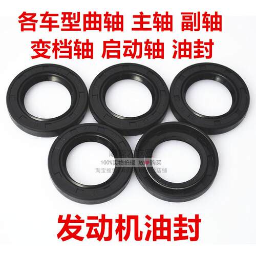 摩托车全车油封发动机油封密封圈大修配件橡胶密封油封防漏油 - 图1