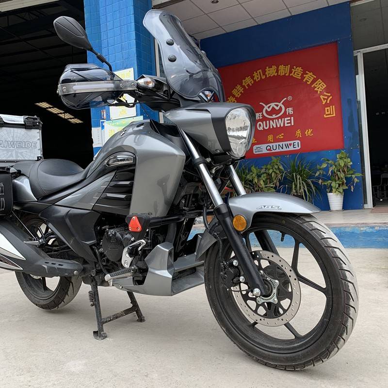 适用于轻骑铃木酷道155前挡风 GL150挡风板 风挡玻璃挡雨板改装件 - 图2