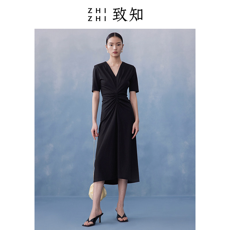 致知zhizhi石榴花女夏2022年连衣裙 致知服饰连衣裙