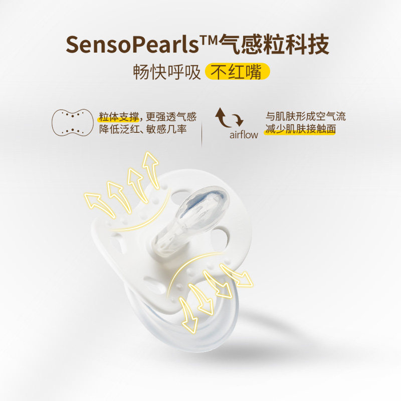 美德乐mb新生安抚防胀气龅牙0奶嘴 medela美德乐海外奶嘴/安抚奶嘴