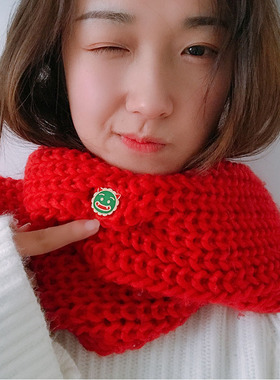 胸针元宝少女风徽章