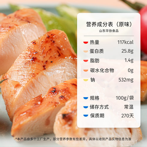 20袋鲨鱼菲特鸡胸肉高蛋白速食即食代餐轻食健身非减即食脂饱腹 - 图2