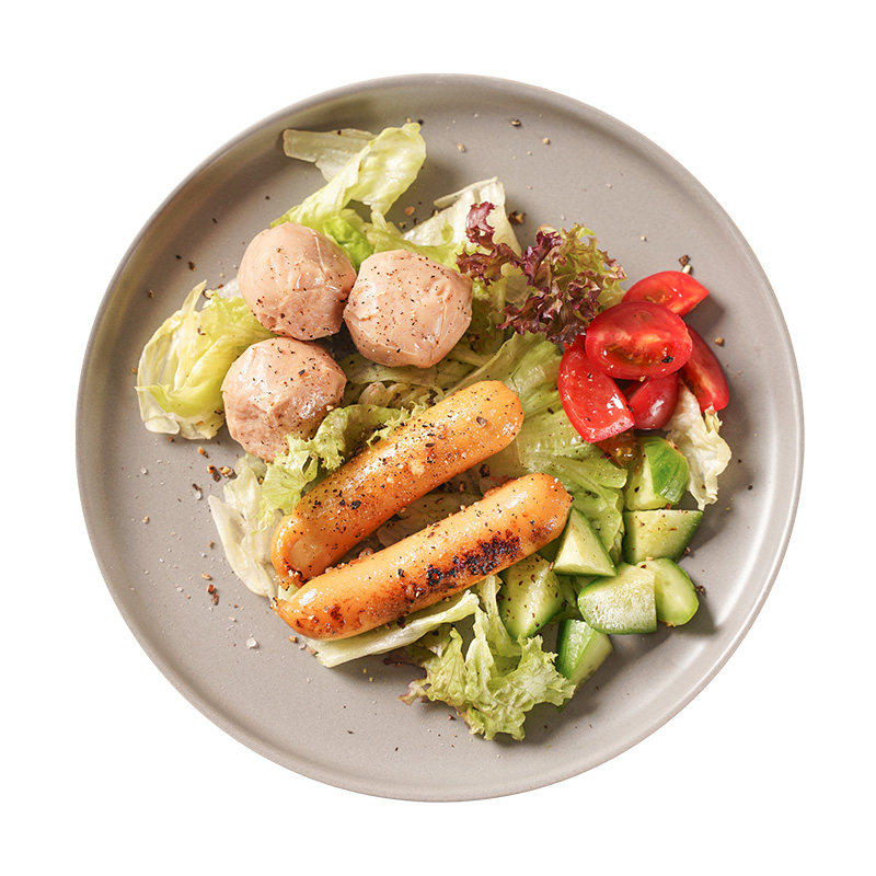 【共600g】鲨鱼菲特鸡胸肉肠健身丸子 鲨鱼菲特鸡胸