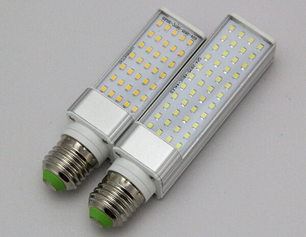 110V/220V LED横插灯led节能灯泡5050超亮2835玉米灯e27 g24_虎窝淘