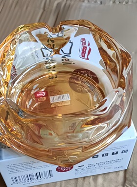 yg1201青苹果玻璃烟灰缸 家用客厅大号烟缸酒店餐厅酒吧