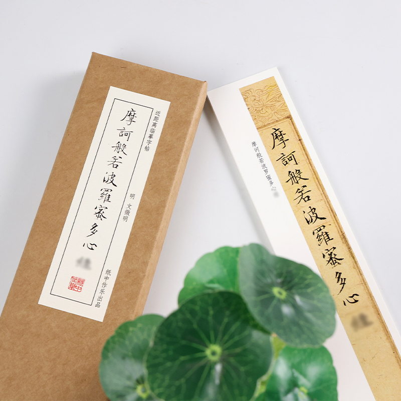 文征明 小楷《心静》般若波罗蜜描红原帖文徵明临摹毛笔书法近距离临摹字帖 - 图1