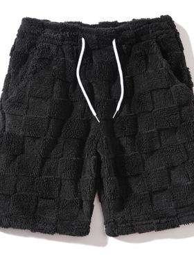 Men's Short Pants Pajama Plush Pajama Soft Shorts Sleepwear