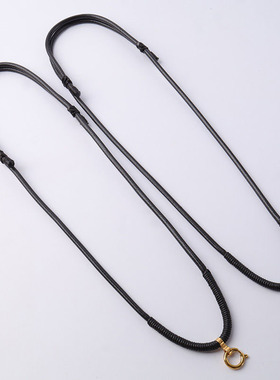 佛牌链子手工编织吊坠绳蜡绳耐磨不掉色不过敏项链绳可调节