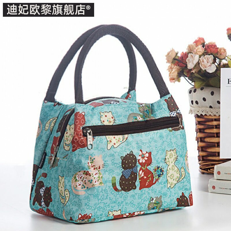 Handbag Female Large Waterproof Padded Cloth Bag Ladies Lunch Bag Lunch Box Bag Handbag Small Cloth Bag Bag Mommy Bag