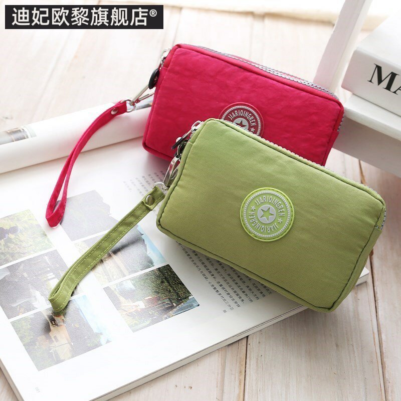 手拿包帆布牛津纺防水尼龙男士男包 迪妃欧黎钱包