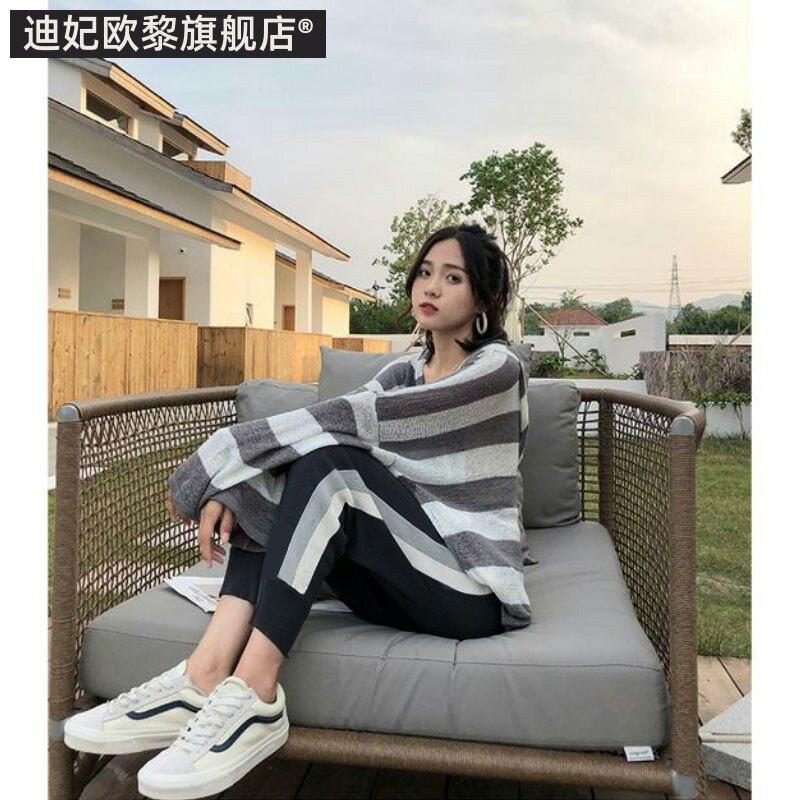 秋冬季外穿时尚潮妈装加绒孕妇裤子 迪妃欧黎孕妇打底裤