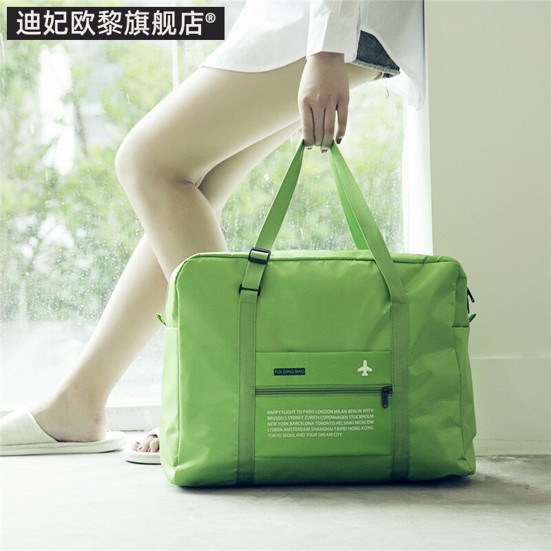 韩版大容量旅行包便携折叠女拉杆箱 迪妃欧黎旅行袋