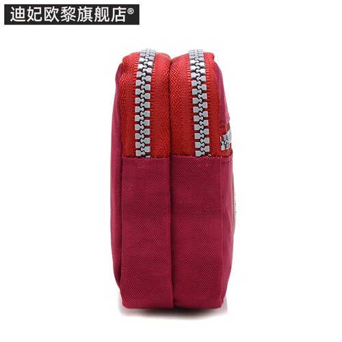 女士韩版简约夏季手拿包手抓小包包布艺手机零钱包大容量帆布手包 - 图1