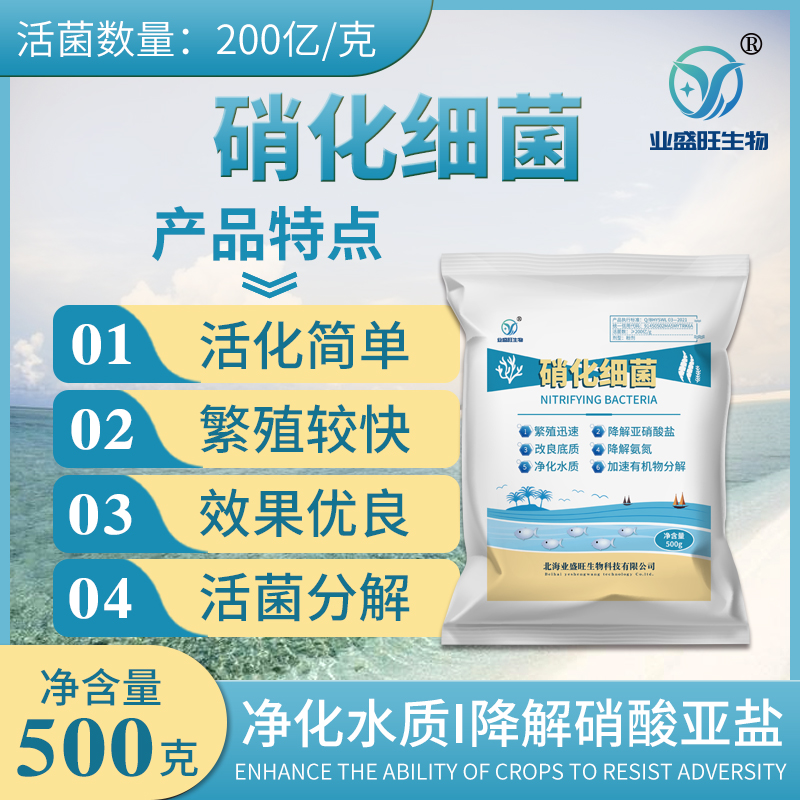 业盛旺硝化细菌水产养殖生物降氨氮亚硝酸盐分解粪便净化水质底改 - 图0