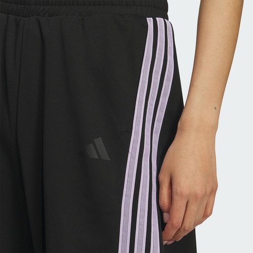 adidas阿迪达斯秋新款女三条纹针织长裤运动休闲香蕉裤宽松KF4928 - 图2