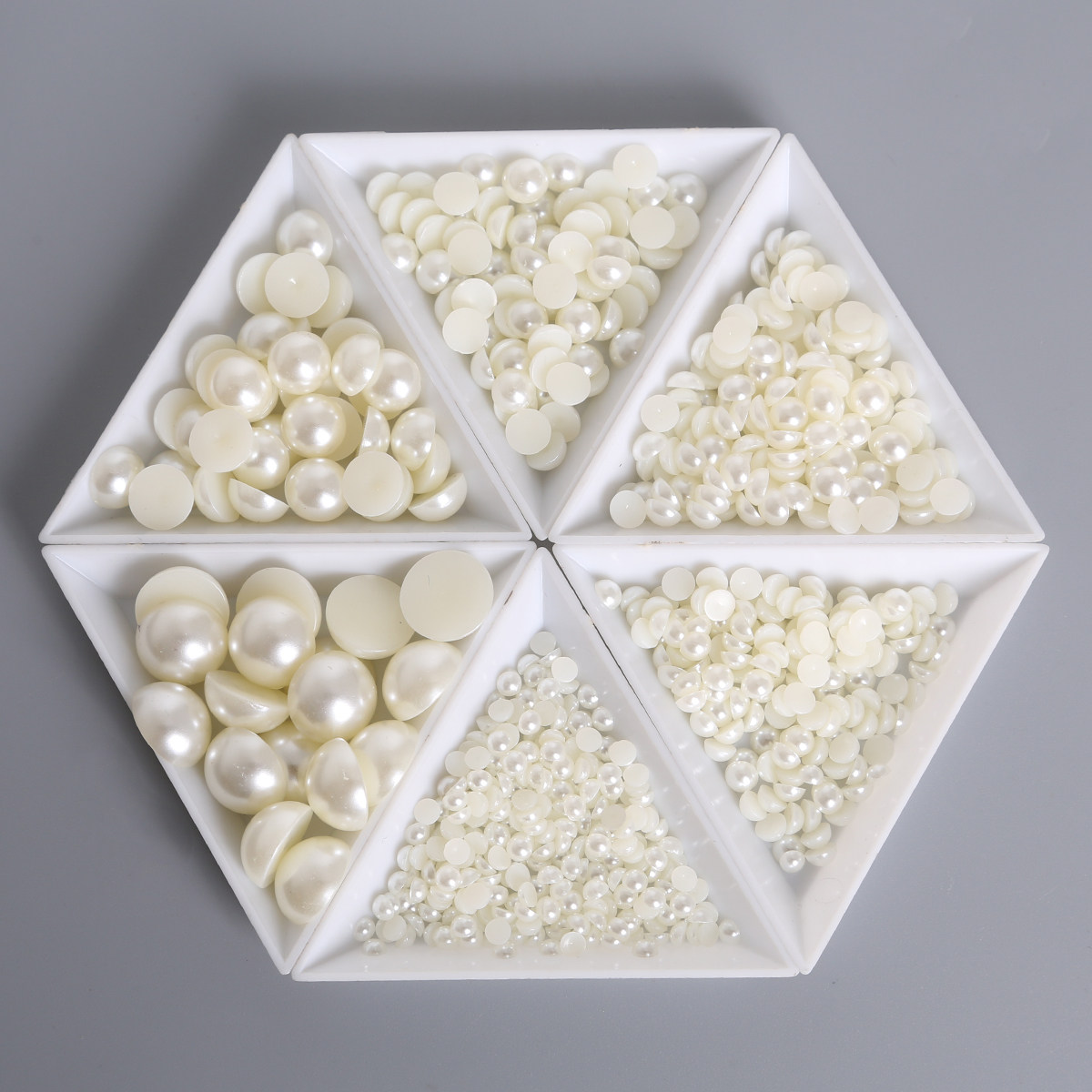 高亮平底半面仿珍珠戒面散珠子手工diy古风发簪耳环饰品材料配件,淘宝优惠券,粉丝福利购,淘宝优惠卷