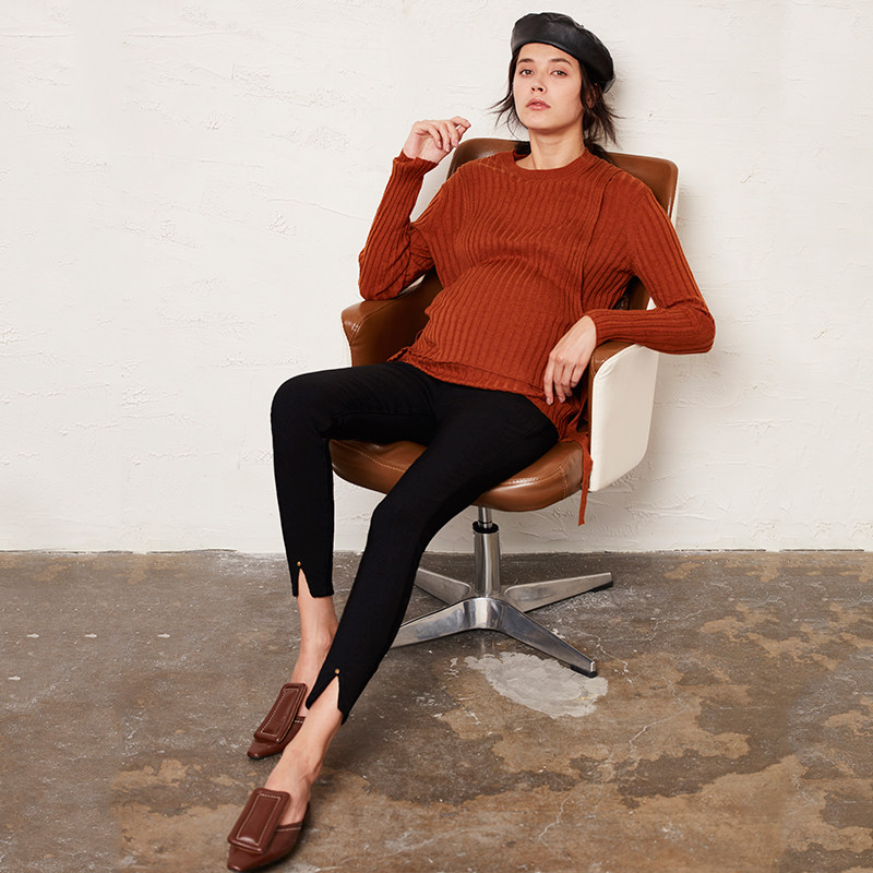 sellynear孕妇秋冬装牛仔打底裤 sellynear孕妇打底裤