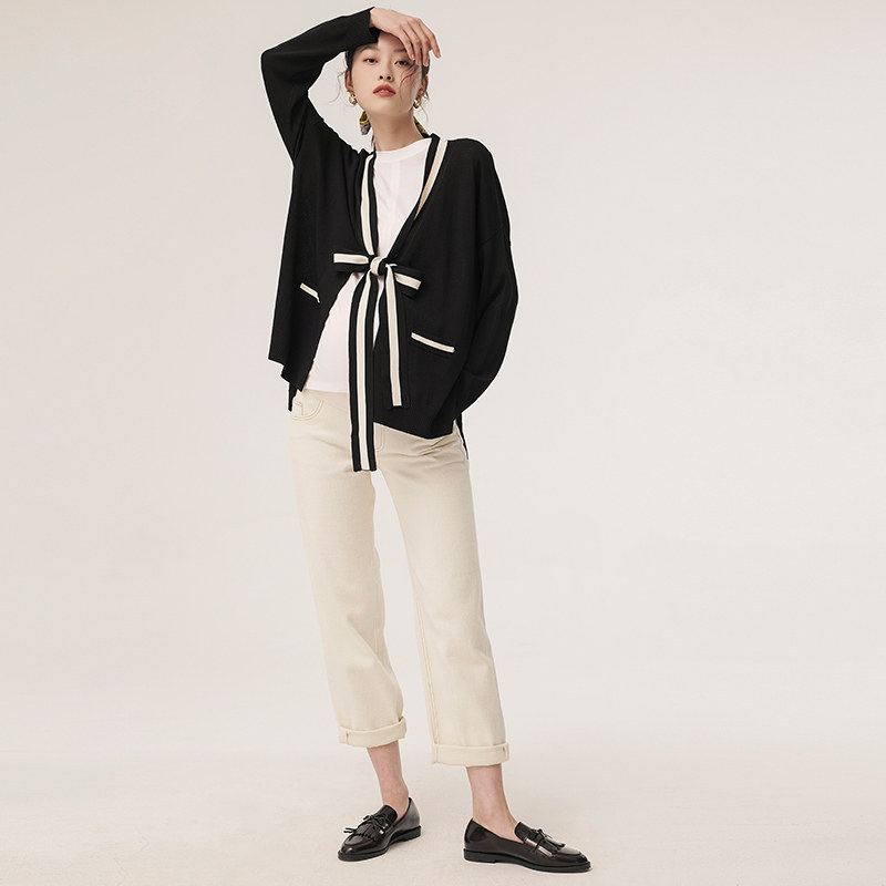 sellynear孕妇米白色直筒显瘦宽松 sellynear孕妇直筒裤