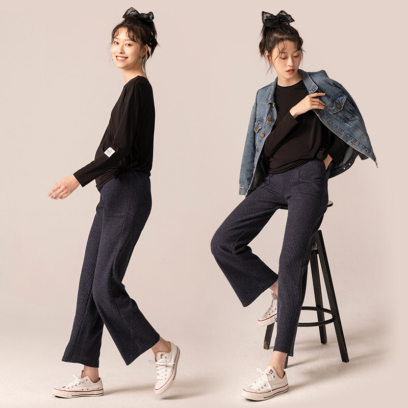 【新品】sellynear孕妇秋装子阔腿裤 sellynear孕妇阔腿裤