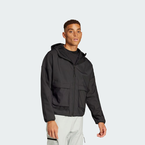 休闲连帽夹克外套男装adidas阿迪达斯官方outlets轻运动 - 图1