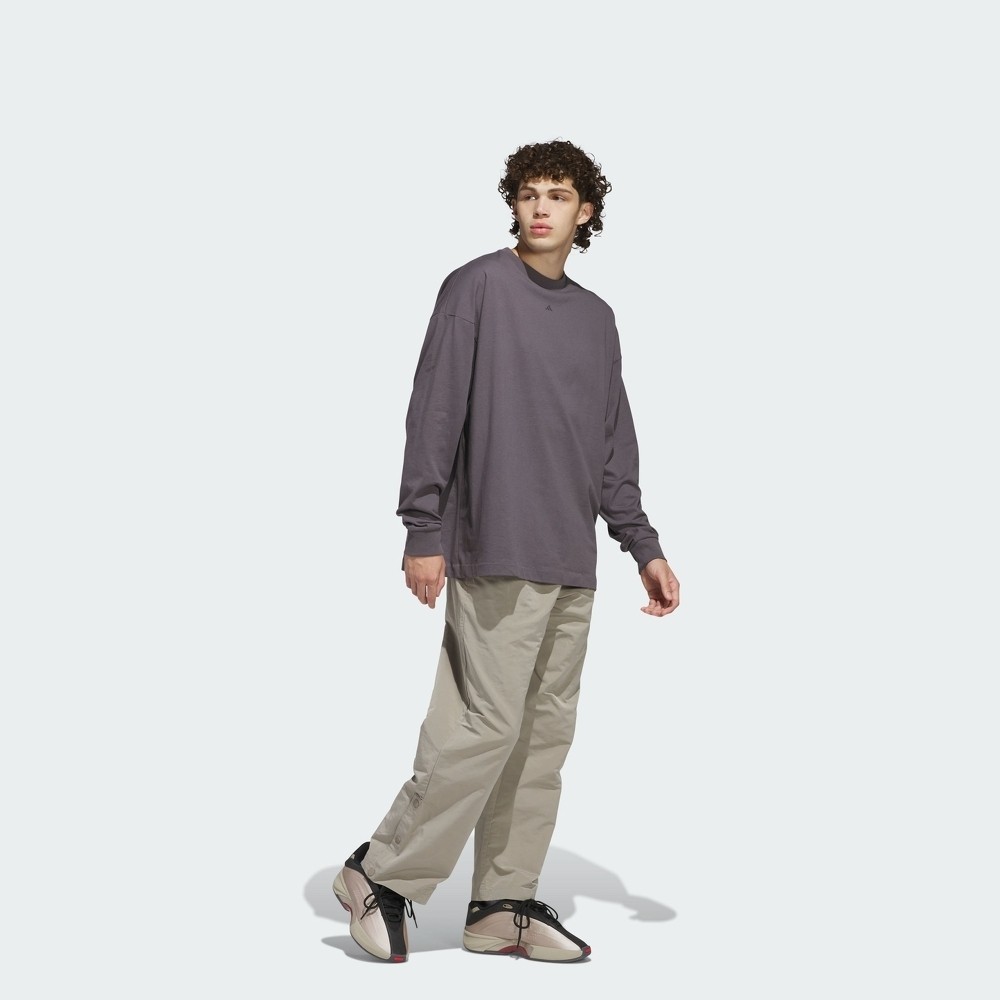 2025 Chapter 02情侣款篮球运动上衣长袖T恤男女adidas阿迪达斯,淘宝优惠券,粉丝福利购,淘宝优惠卷