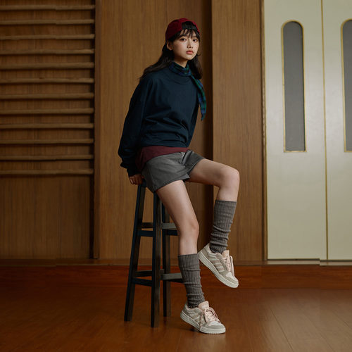 ENTRAP美式校园风运动鞋少年感复古篮球风板鞋男女adidas阿迪达斯 - 图1