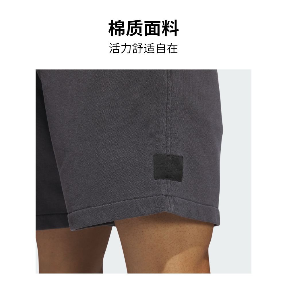 情侣款运动短裤男女adidas阿迪达斯官方outlets三叶草HS3030-图2