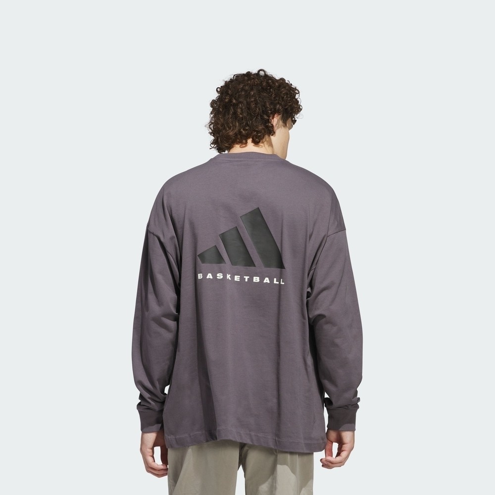 2025 Chapter 02情侣款篮球运动上衣长袖T恤男女adidas阿迪达斯,淘宝优惠券,粉丝福利购,淘宝优惠卷