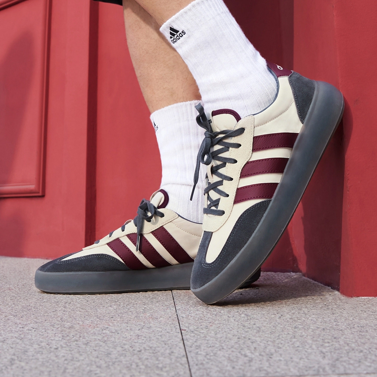 果冻T头鞋 BARREDA DECODE板鞋德训鞋男女adidas阿迪达斯轻运动,淘宝优惠券,粉丝福利购,淘宝优惠卷