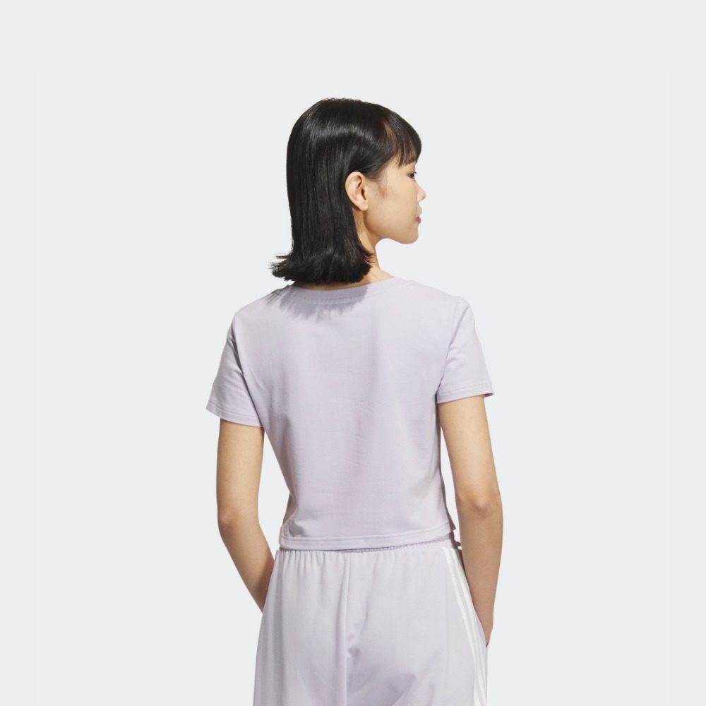 休闲短款修身上衣短袖T恤女装adidas阿迪达斯官方outlets轻运动,淘宝优惠券,粉丝福利购,淘宝优惠卷