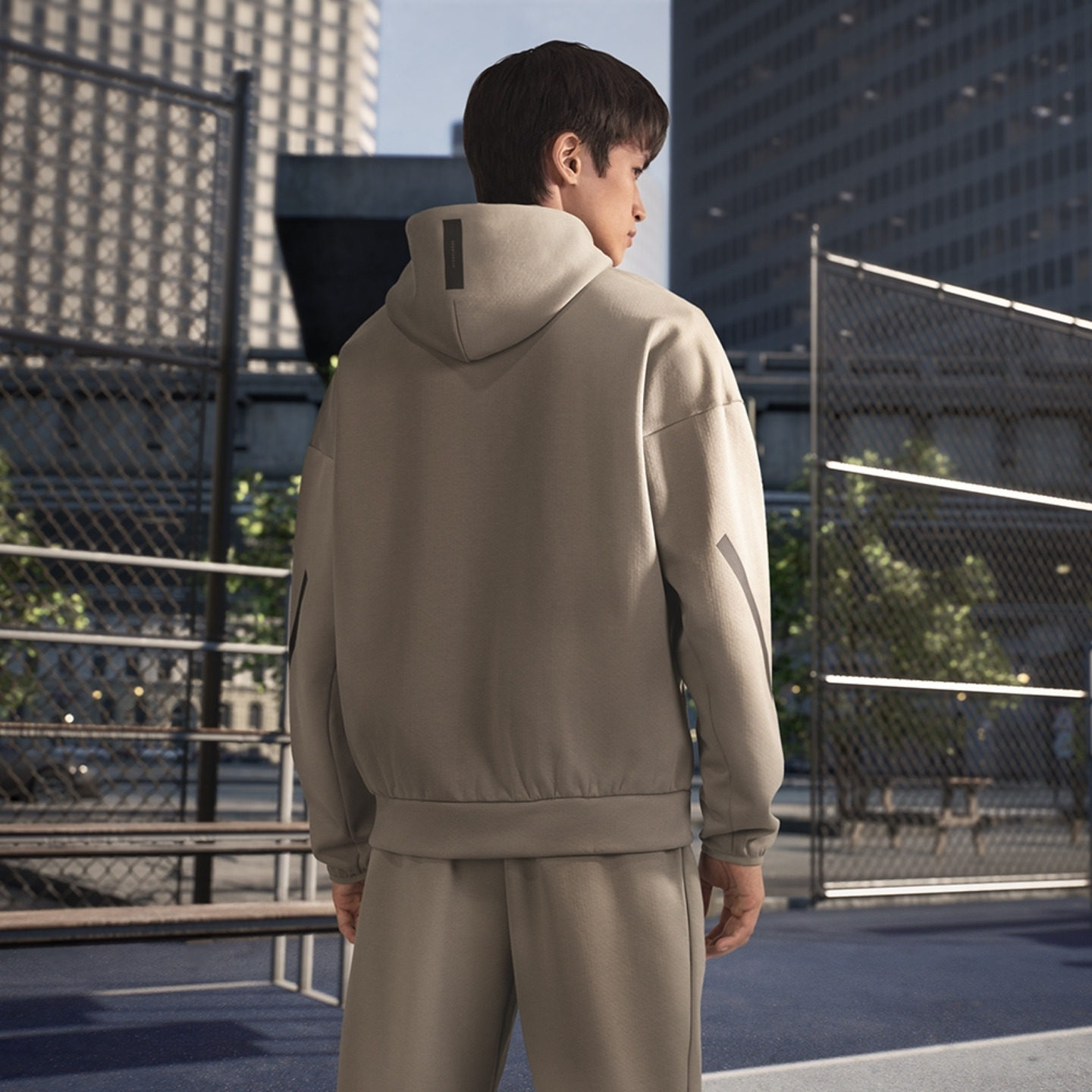 ADIDAS ZNE系列黑标制服亲肤柔软连帽外套男阿迪达斯轻运动,淘宝优惠券,粉丝福利购,淘宝优惠卷