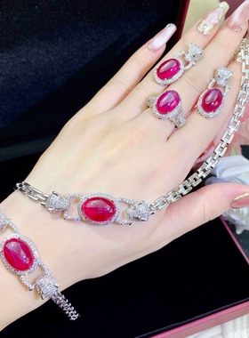 重工高级感项链手链女套装不掉色