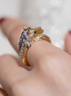 小众设计高级感戒指个性精工百搭