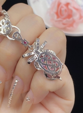 星空切气质吊坠戒指套装高级感女