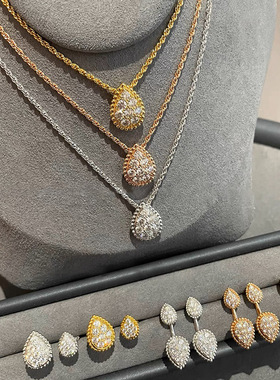 轻奢小众设计高级感项链耳钉女